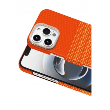 Mey İthalat®   iPhone 16 Pro Max Vega Magsafe Kapak - Turuncu