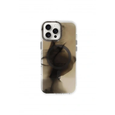 Mey İthalat® iPhone 16 Pro Phantom Magsafe Kapak - Siyah
