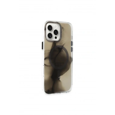 Mey İthalat® iPhone 16 Pro Phantom Magsafe Kapak - Siyah