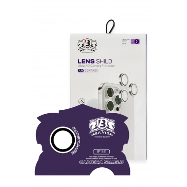 Mey İthalat®  iPhone 16E Bilvis Titan Kamera Lens - Beyaz