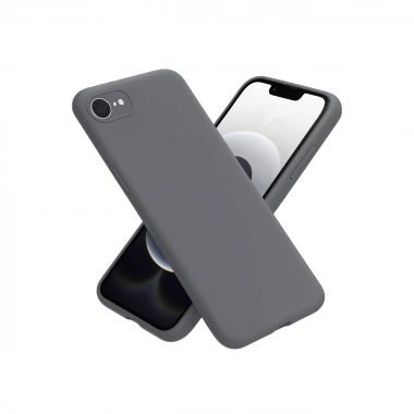 Mey İthalat®  iPhone 16E Kılıf First Silikon - Gri