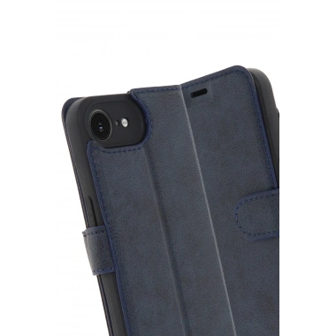 Mey İthalat®  iPhone 16E Kılıf Trend S Plus Kapaklı Kılıf - Lacivert
