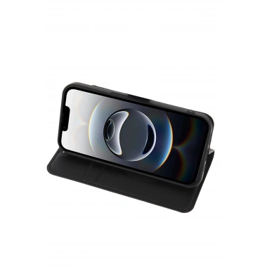 Mey İthalat®  iPhone 16E Kılıf Trend S Plus Kapaklı Kılıf - Siyah