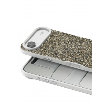 Mey İthalat® iPhone 17 Air Bright Simli Kapak - Çöl Titanyum