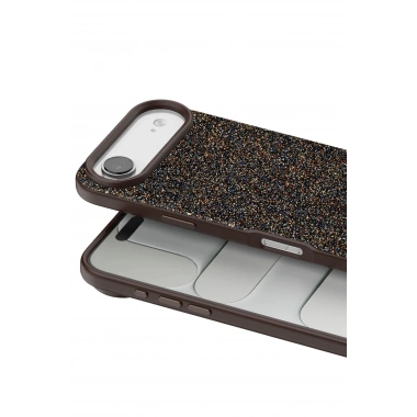 Mey İthalat®   iPhone 17 Air Bright Simli Kapak - Gold
