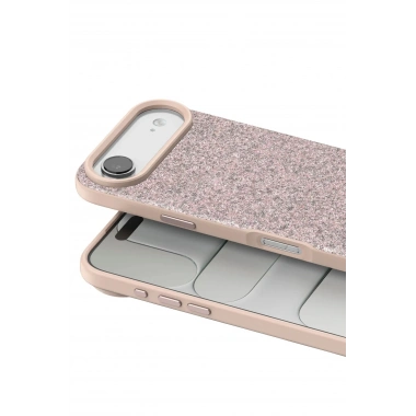Mey İthalat®   iPhone 17 Air Bright Simli Kapak - Pembe