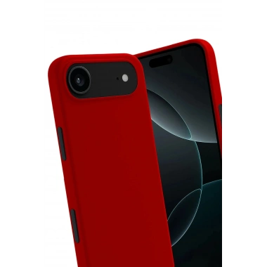 Mey İthalat®   iPhone 17 Air First Silikon - Kırmızı