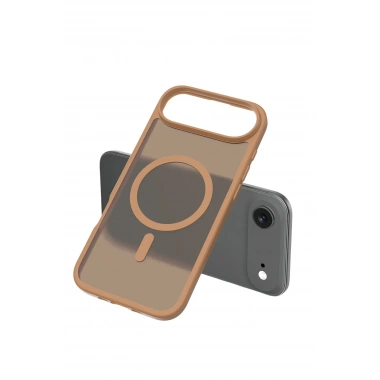 Mey İthalat®   iPhone 17 Air Jota Magsafe Kapak - Çöl Titanyum