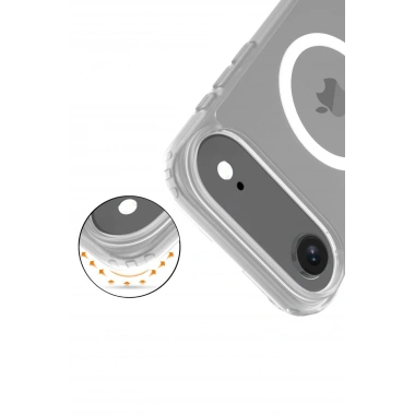 Mey İthalat®   iPhone 17 Air Jota Magsafe Kapak - Şeffaf