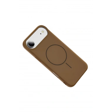 Mey İthalat®   iPhone 17 Air Jully Magsafe Kapak - Kahverengi