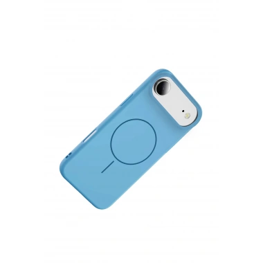 Mey İthalat®   iPhone 17 Air Jully Magsafe Kapak - Mavi