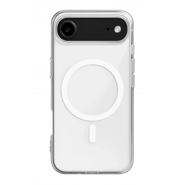 Mey İthalat®  iPhone 17 Air Kılıf Magneticsafe Şeffaf Silikon - Şeffaf
