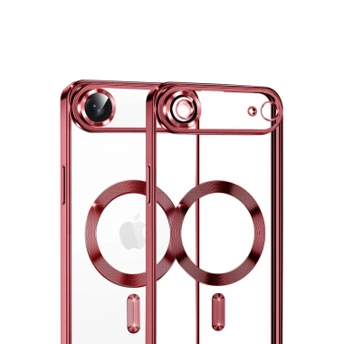 Mey İthalat®   iPhone 17 Air Kross Magneticsafe Kapak - Kırmızı