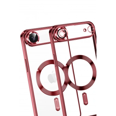Mey İthalat®   iPhone 17 Air Kross Magneticsafe Kapak - Kırmızı