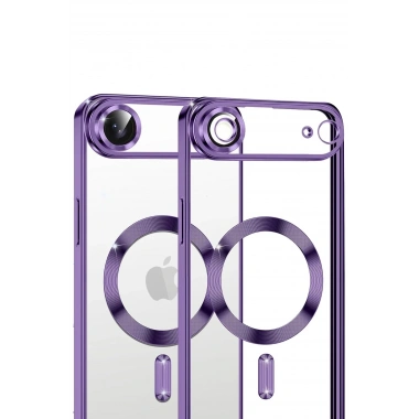 Mey İthalat®   iPhone 17 Air Kross Magneticsafe Kapak - Mor
