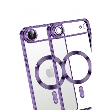 Mey İthalat®   iPhone 17 Air Kross Magneticsafe Kapak - Mor