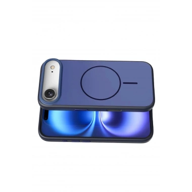 Mey İthalat®   iPhone 17 Air Neva Magsafe Kapak - Lacivert
