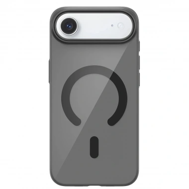 Mey İthalat®   iPhone 17 Air PC Blank Magsafe Kapak - Siyah