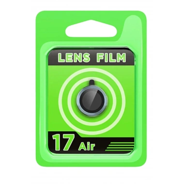 Mey İthalat® iPhone 17 Air Raze Metal Kamera Lens - Mavi