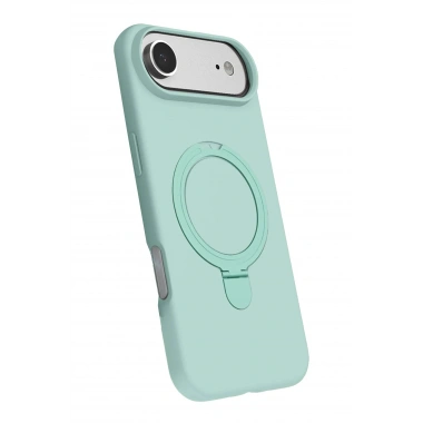 Mey İthalat®   iPhone 17 Air Regal Magsafe Standlı Kapak - Su Yeşili