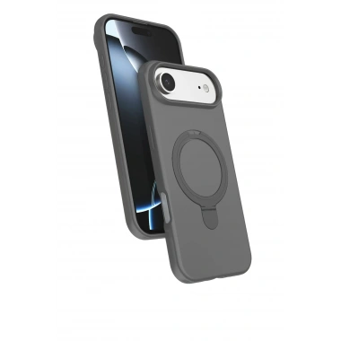Mey İthalat®   iPhone 17 Air Regal Magsafe Standlı Kapak - Titan Gri