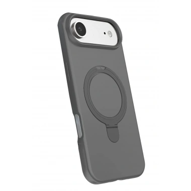 Mey İthalat®   iPhone 17 Air Regal Magsafe Standlı Kapak - Titan Gri