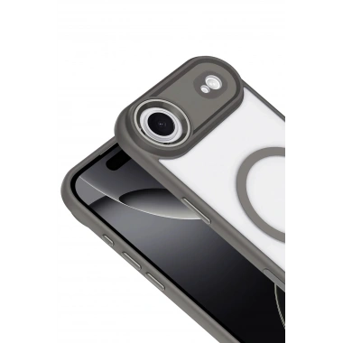 Mey İthalat®   iPhone 17 Air Terea Magsafe Kapak - Gri