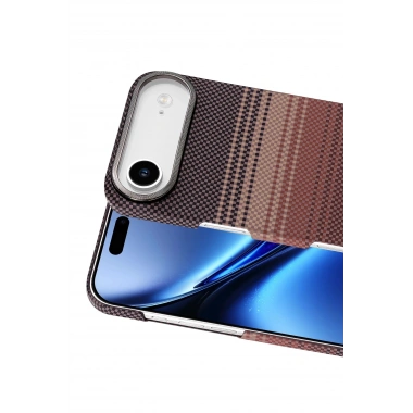 Mey İthalat®   iPhone 17 Air Vega Magsafe Kapak - Çöl Titanyum