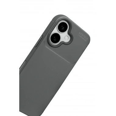 Mey İthalat®   iPhone 17 Auto Focus Karbon Kapak - Gri