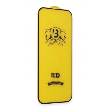 Mey İthalat®   iPhone 17 Bilvis 3D Cam Ekran Koruyucu - Siyah