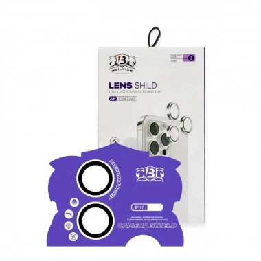 Mey İthalat®   iPhone 17 Bilvis Titan Kamera Lens - Gümüş