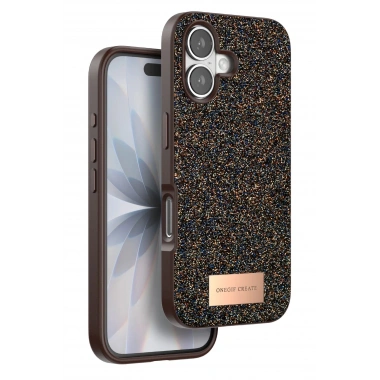 Mey İthalat® iPhone 17 Bright Simli Kapak - Gold