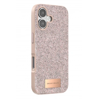 Mey İthalat® iPhone 17 Bright Simli Kapak - Pembe