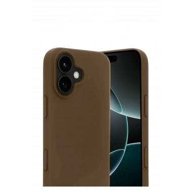 Mey İthalat®   iPhone 17 First Silikon - Kahverengi