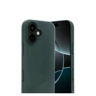 Mey İthalat®   iPhone 17 First Silikon - Koyu Yeşil