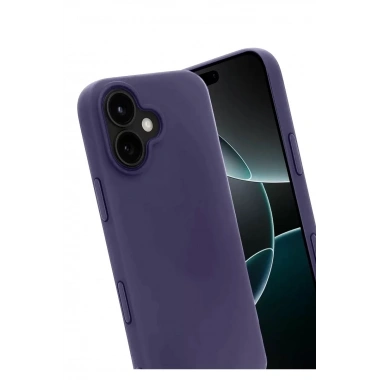 Mey İthalat®   iPhone 17 First Silikon - Mürdüm