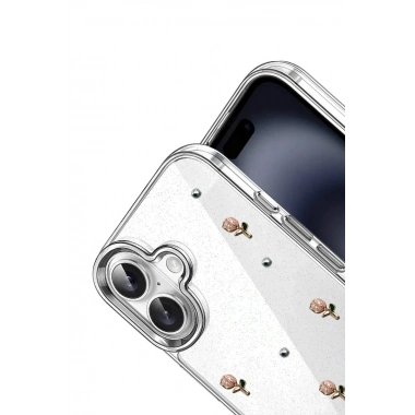 Mey İthalat®   iPhone 17 Fiyonk Desenli Kapak - Desen 6