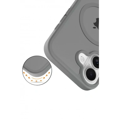 Mey İthalat®   iPhone 17 Jota Magsafe Kapak - Titan Gri