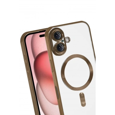 Mey İthalat®   iPhone 17 Kross Magneticsafe Kapak - Çöl Titanyum