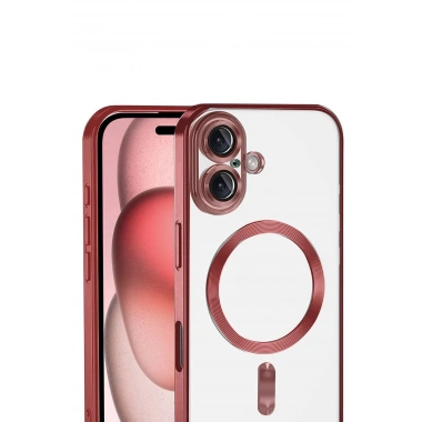 Mey İthalat®   iPhone 17 Kross Magneticsafe Kapak - Kırmızı