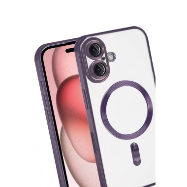 Mey İthalat®   iPhone 17 Kross Magneticsafe Kapak - Mor