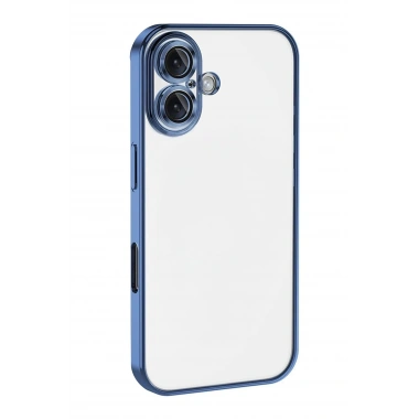 Mey İthalat®   iPhone 17  Lensli Silikon - Açık Mavi