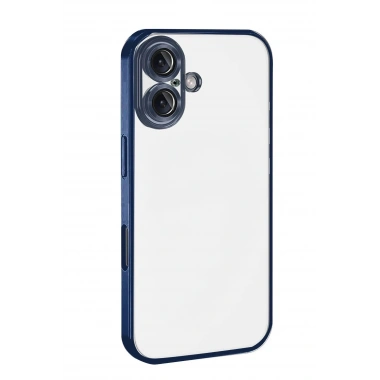 Mey İthalat®   iPhone 17  Lensli Silikon - Lacivert