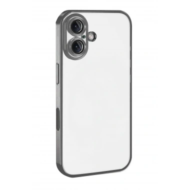 Mey İthalat®   iPhone 17  Lensli Silikon - Titan Gri