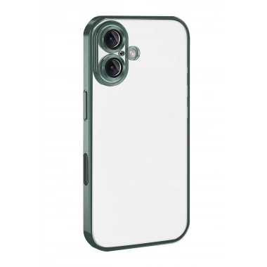 Mey İthalat®   iPhone 17  Lensli Silikon - Yeşil