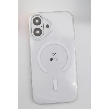 Mey İthalat®   iPhone 17 PC Blank Magsafe Kapak - Şeffaf