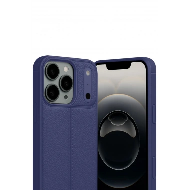 Mey İthalat®   iPhone 17 Pro Auto Focus Kapak - Lacivert