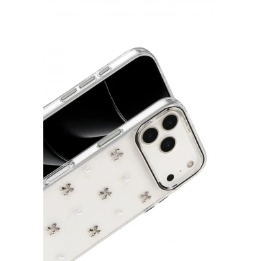 Mey İthalat®   iPhone 17 Pro Fiyonk Desenli Kapak - Desen 8