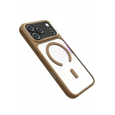 Mey İthalat®   iPhone 17 Pro Hazar Magsafe Kapak - Gold