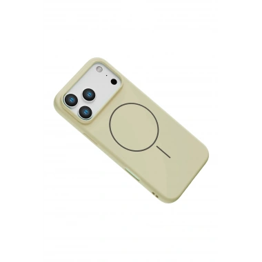 Mey İthalat®   iPhone 17 Pro Jully Magsafe Kapak - Bej